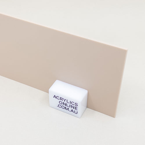 MATTE BEIGE ACRYLIC SHEET