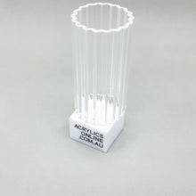 Load image into Gallery viewer, EXTRUDED CLEAR FLUTED ACRYLIC TUBE 50MM