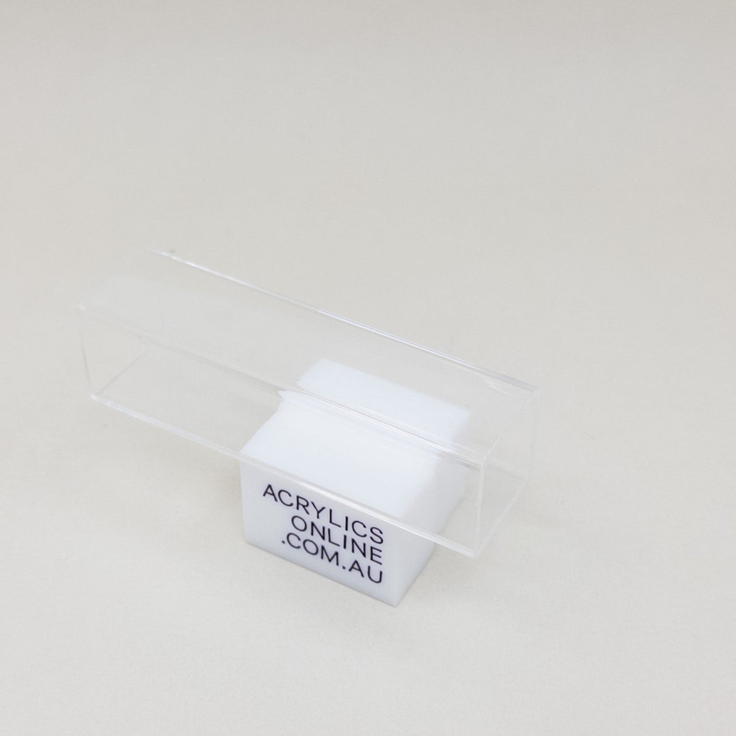 EXTRUDED CLEAR ACRYLIC SQUARE TUBE 120MM