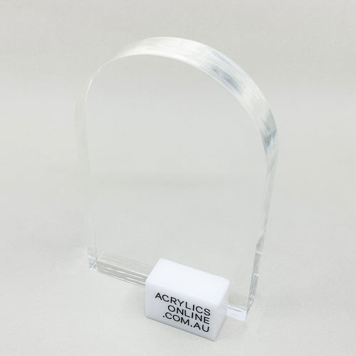 CLEAR ACRYLIC ARCH BLOCK