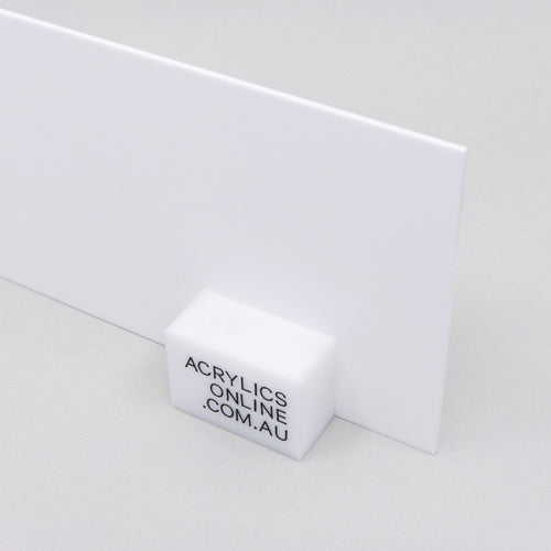 WHITE ACRYLIC FULL SHEET 3MM WHOLE CUT