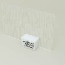 Load image into Gallery viewer, ACRYLIC CLEAR TREE-BARK TEXTURE SHEET