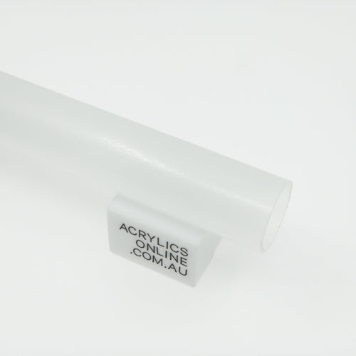 EXTRUDED FROSTED ACRYLIC TUBE 80MM