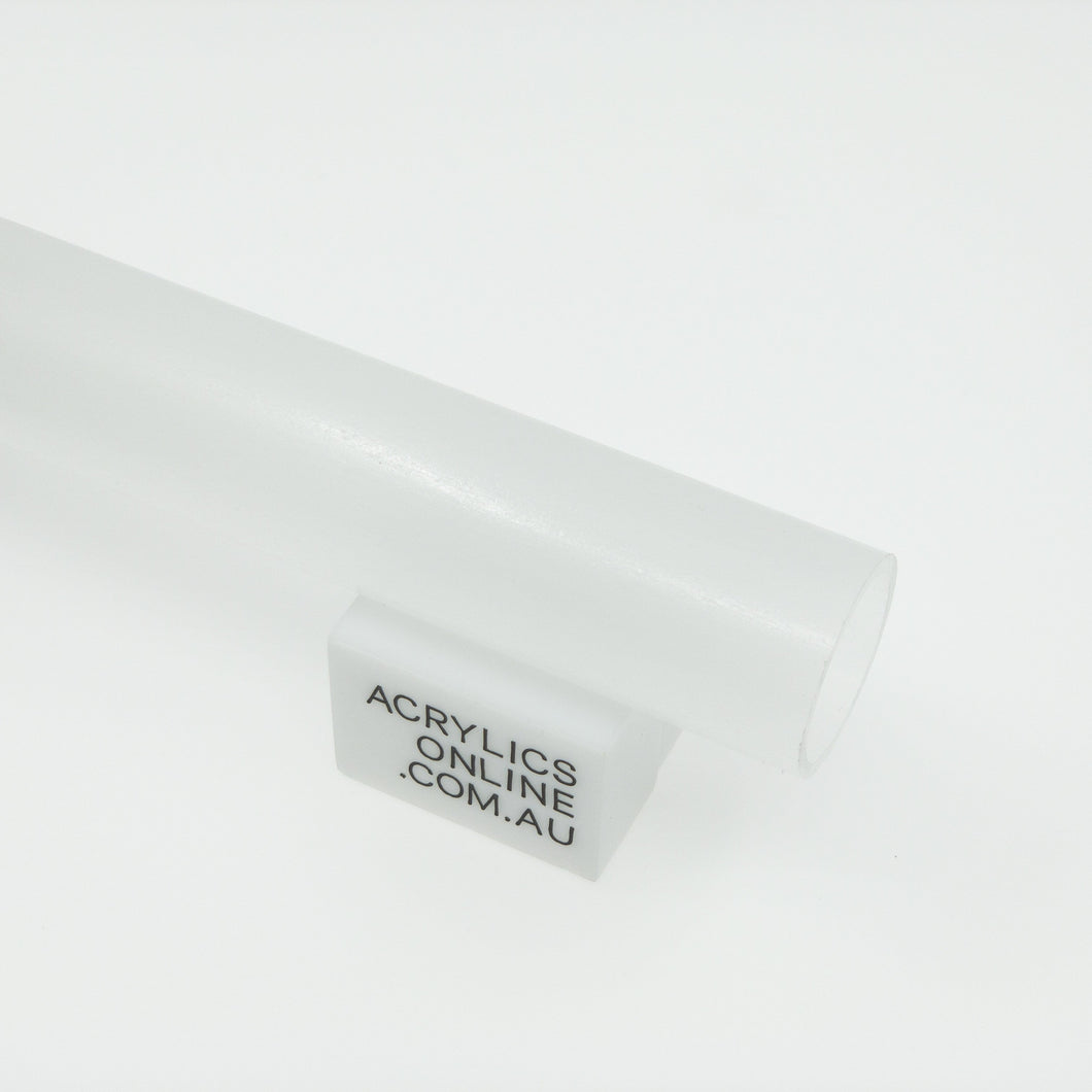 EXTRUDED FROSTED ACRYLIC TUBE 80MM