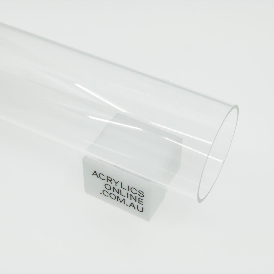 EXTRUDED CLEAR ACRYLIC TUBE 140MM
