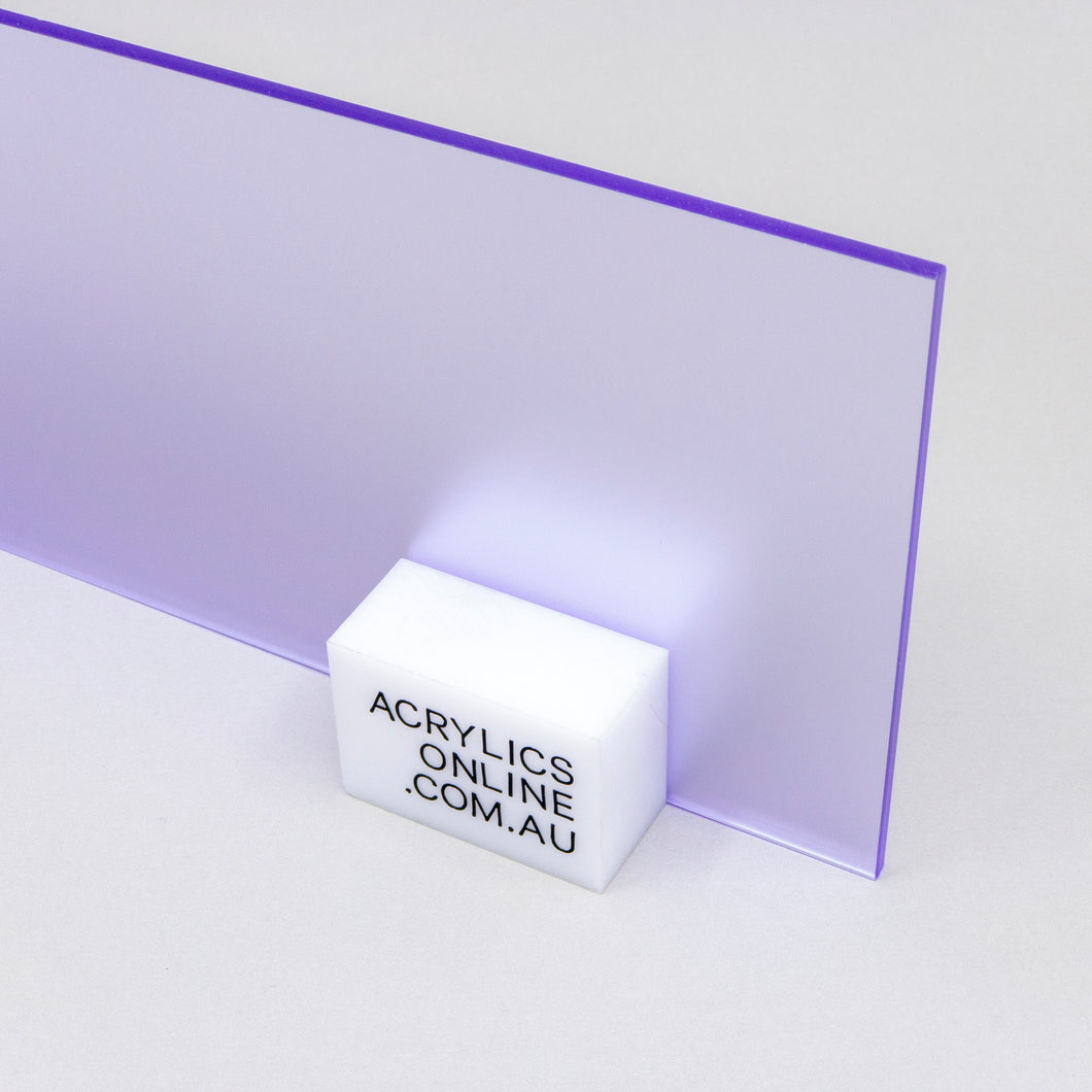 SEMI-TRANSPARENT PURPLE ACRYLIC SHEET