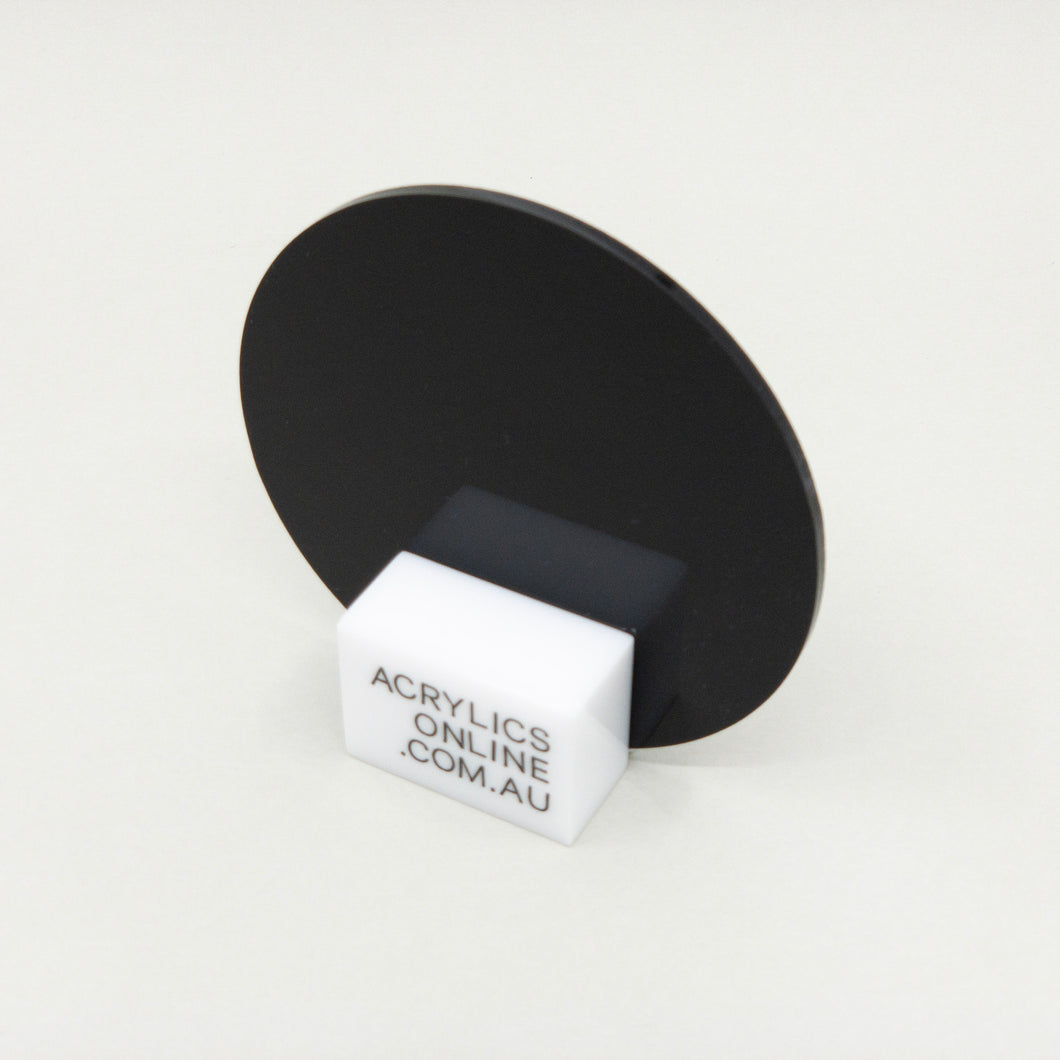 BLACK ACRYLIC DISC 6MM