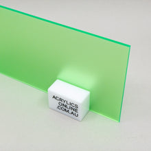 Load image into Gallery viewer, SEMI-TRANSPARENT SUMMER GREEN ACRYLIC SHEET