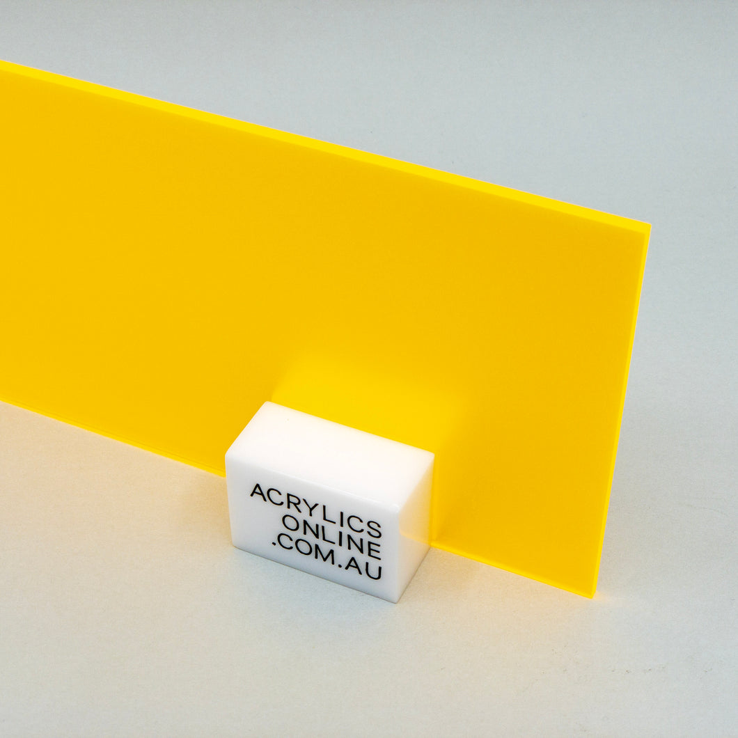 SEMI-TRANSPARENT FLUORESCENT APRICOT ACRYLIC SHEET