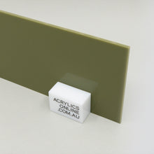 Load image into Gallery viewer, MATTE OLIVE ACRYLIC SHEET