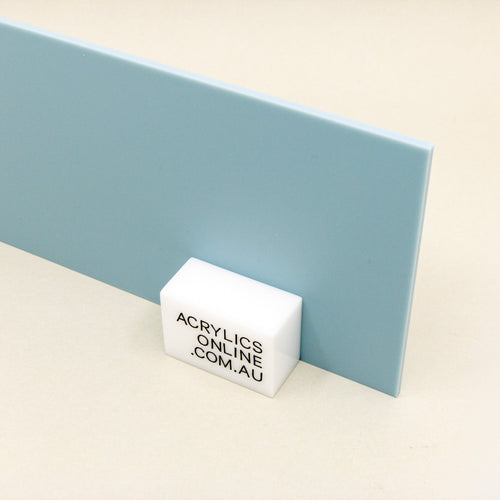 MATTE EGGSHELL BLUE ACRYLIC SHEET