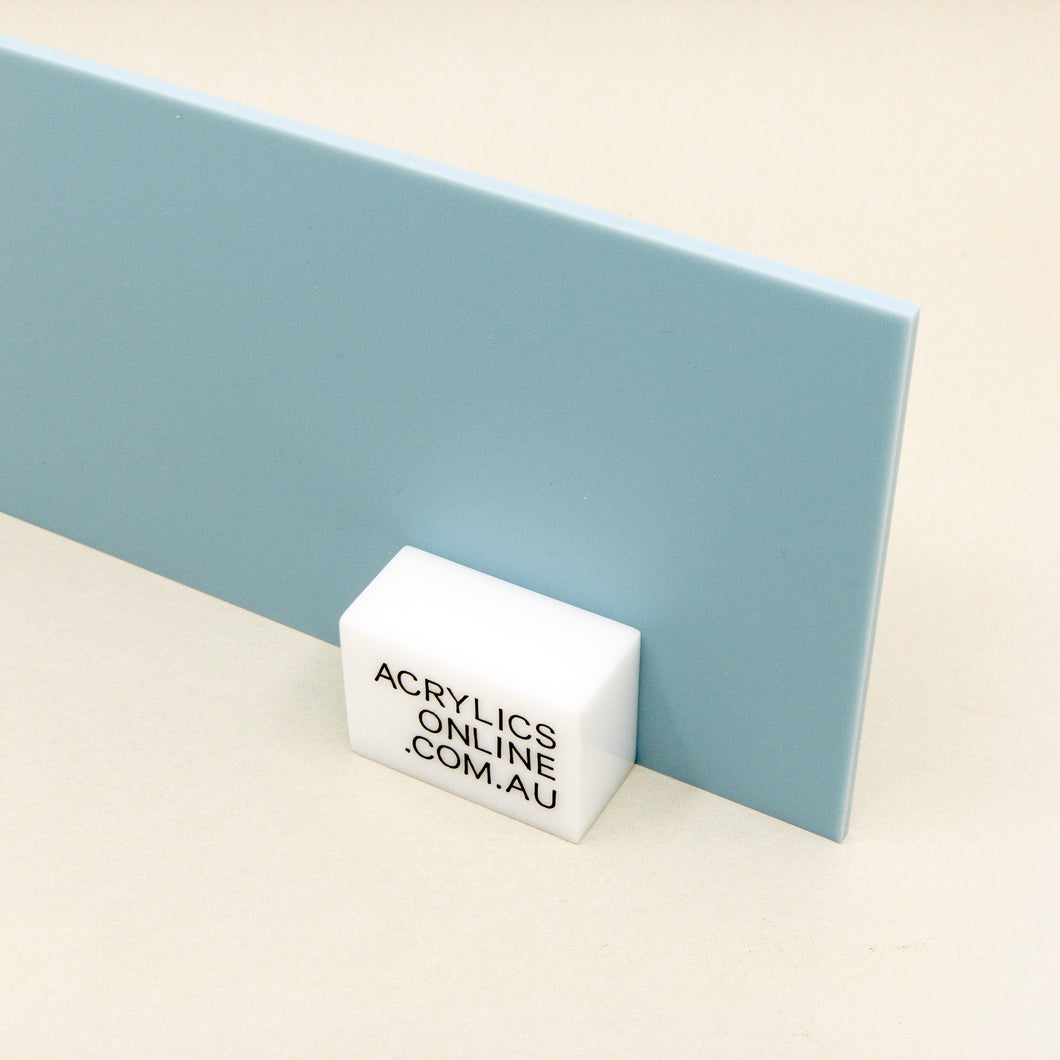 MATTE EGGSHELL BLUE ACRYLIC SHEET