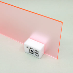 SEMI-TRANSPARENT FLUORESCENT SAKURA PINK ACRYLIC SHEET