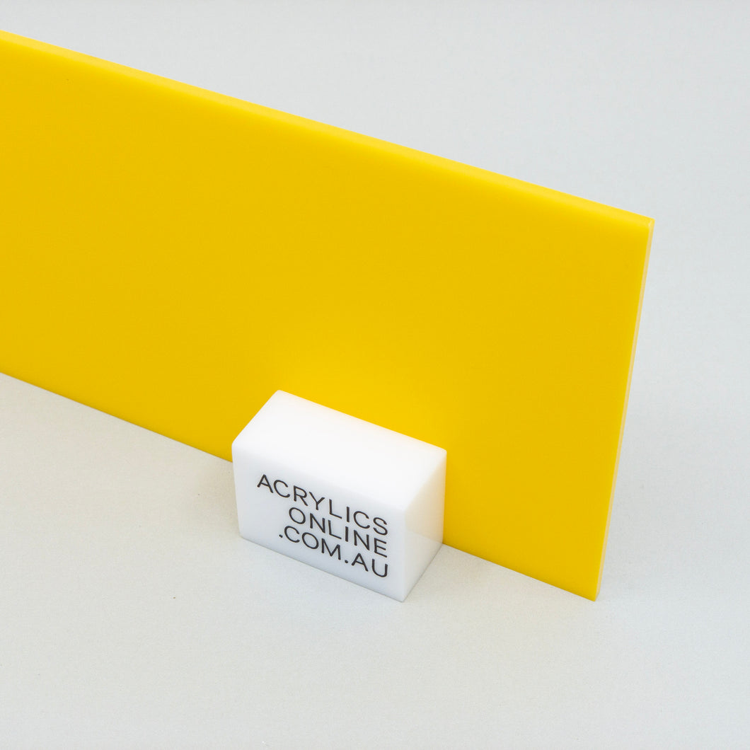 MATTE YELLOW ACRYLIC SHEET