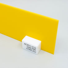 Load image into Gallery viewer, MATTE YELLOW ACRYLIC SHEET
