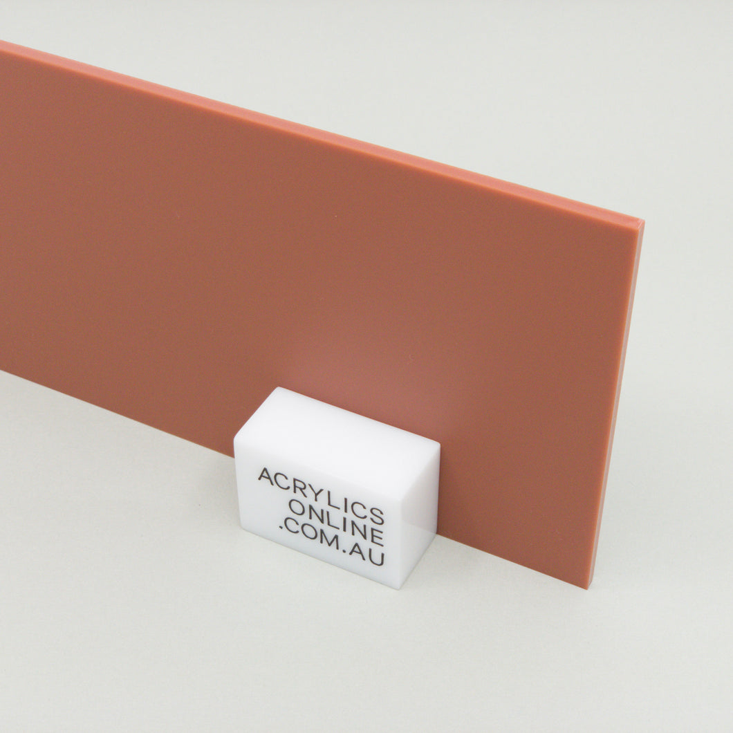 MATTE BURNT BRICK ACRYLIC SHEET