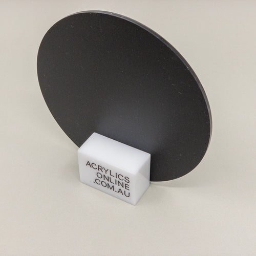 MATTE BLACK ACRYLIC DISC 3MM