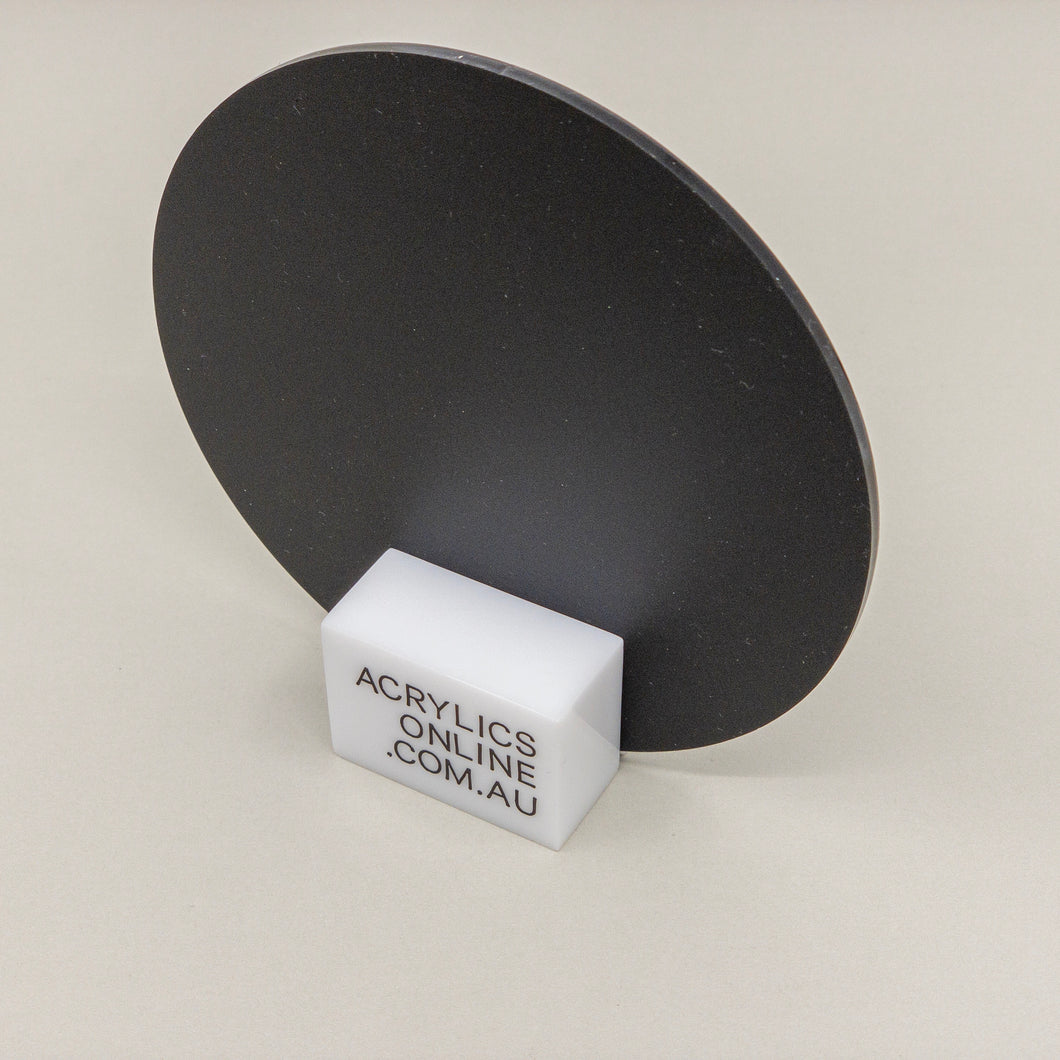 MATTE BLACK ACRYLIC DISC 3MM