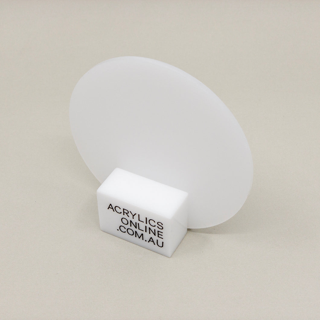 FROSTED ARTIC ICE ACRYLIC DISC 3MM