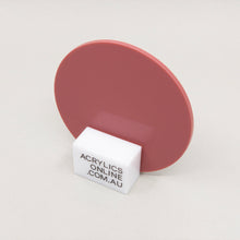 Load image into Gallery viewer, MATTE DUSTY ROSE ACRYLIC DISC