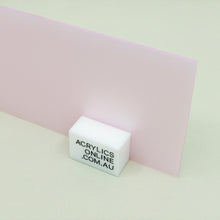 Load image into Gallery viewer, METALLIC SHIMMER SILK PINK ACRYLIC SHEET