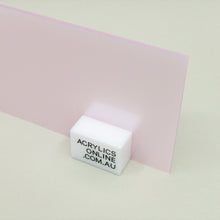 Load image into Gallery viewer, METALLIC SHIMMER SILK PINK ACRYLIC SHEET