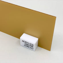 Load image into Gallery viewer, METALLIC ANTIQUE GOLD ACRYLIC SHEET