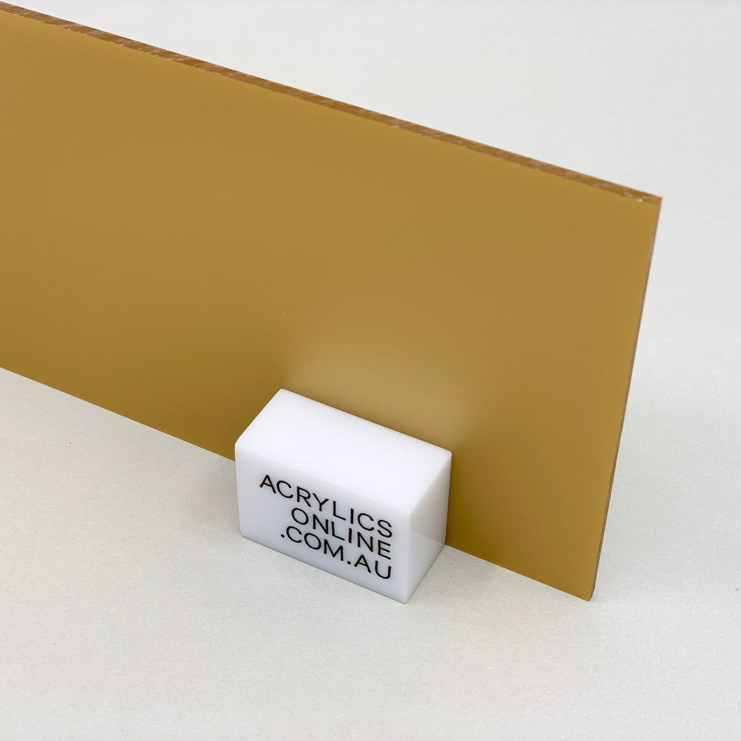 METALLIC ANTIQUE GOLD ACRYLIC SHEET