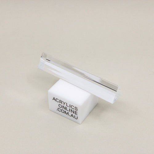 EXTRUDED CLEAR TRIANGULAR ACRYLIC ROD