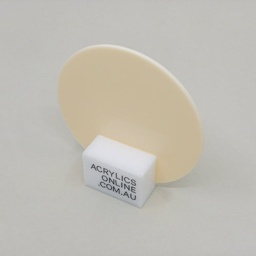 IVORY WHITE ACRYLIC DISC 3MM