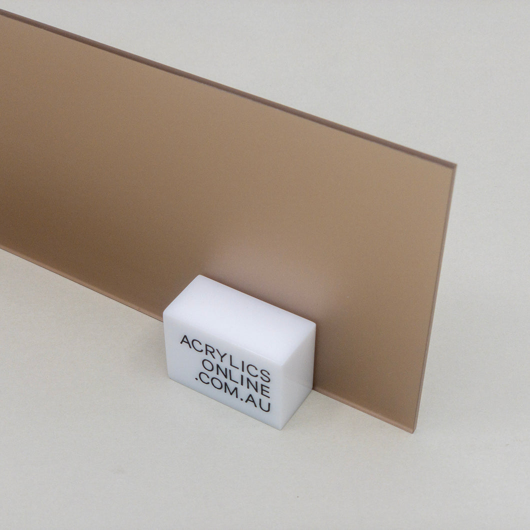 FROSTED SANDSTONE BROWN ACRYLIC SHEET