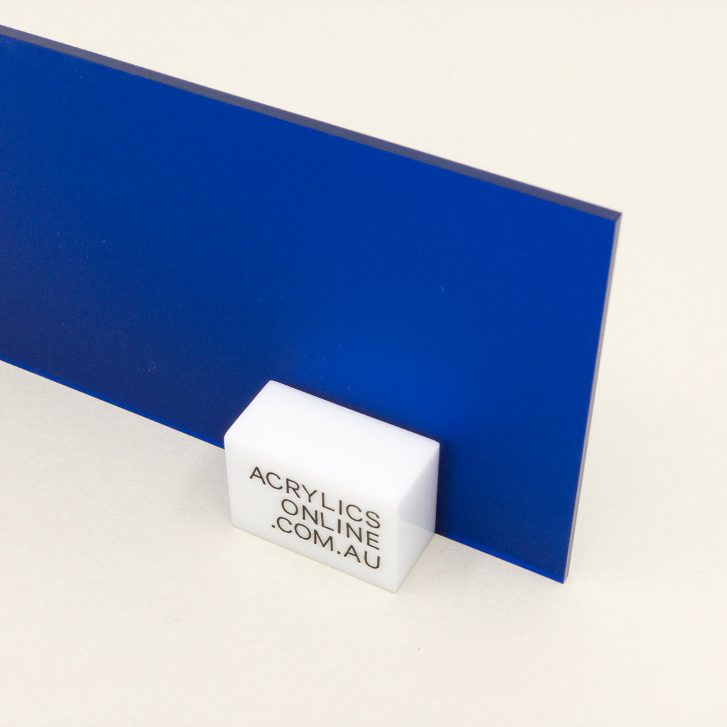 FROSTED SAPPHIRE BLUE ACRYLIC SHEET