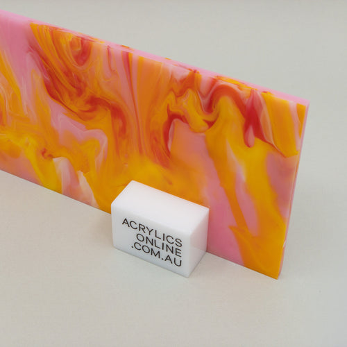 PINK WATERCOLOUR ACRYLIC SHEET