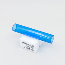 Load image into Gallery viewer, EXTRUDED TRANSPARENT BLUE ACRYLIC TUBE