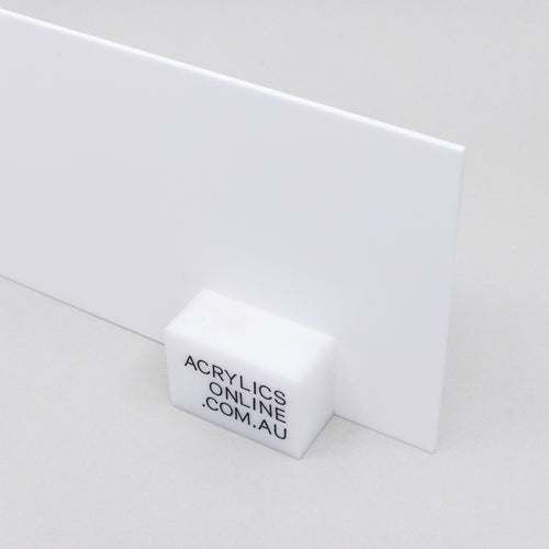 WHITE ACRYLIC SHEET 3MM FULL SHEET PACK OF 50