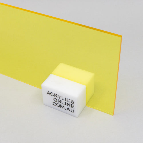 TRANSPARENT YELLOW ACRYLIC SHEET