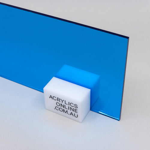 SKY BLUE MIRROR ACRYLIC SHEET