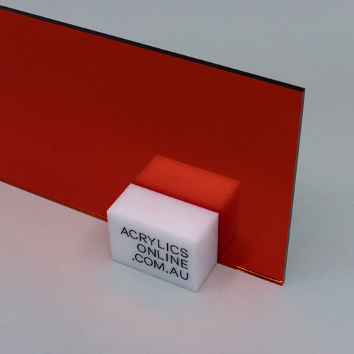 RED MIRROR ACRYLIC SHEET
