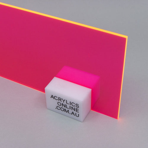 FLUORESCENT PINK ACRYLIC SHEET