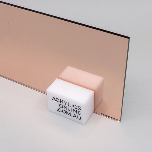 ROSE GOLD MIRROR ACRYLIC SHEET