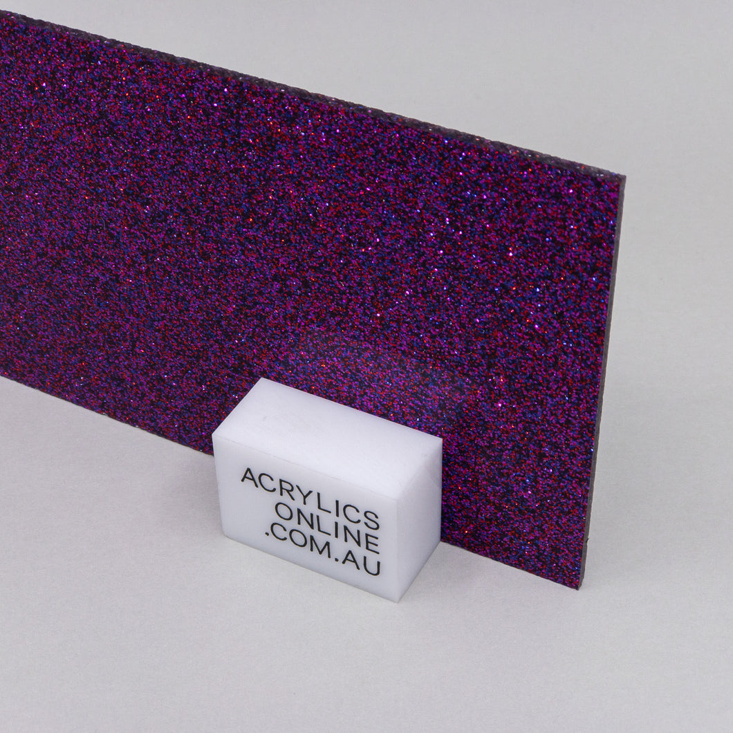 PREMIUM FUCHSIA GLITTER ACRYLIC SHEET