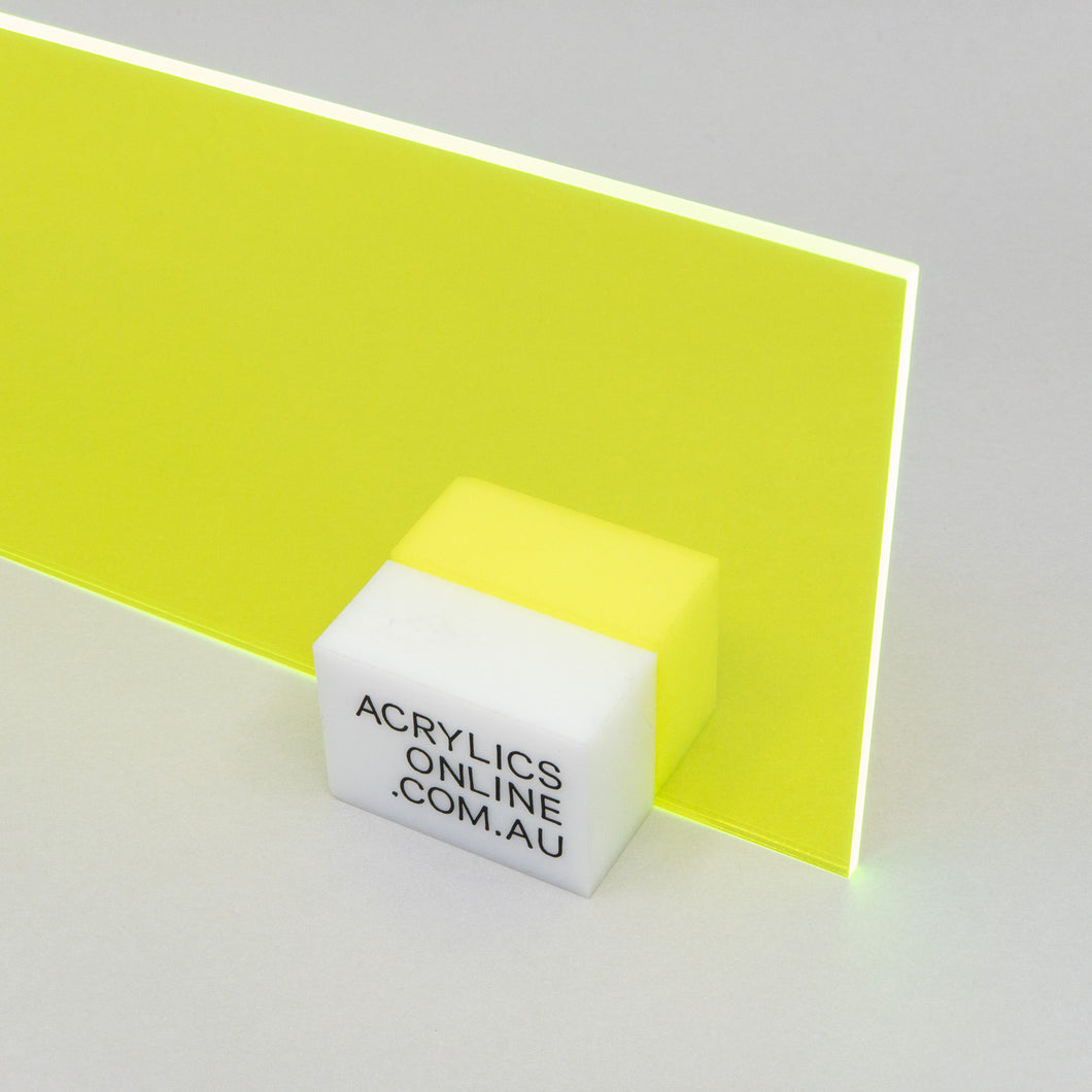 FLUORESCENT GREEN ACRYLIC SHEET