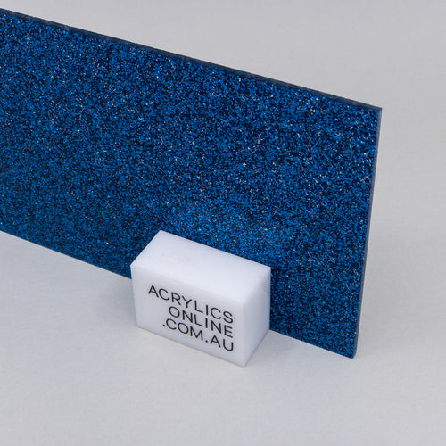 PREMIUM BLUE GLITTER ACRYLIC SHEET