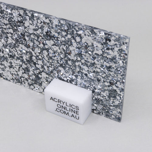 PREMIUM SILVER NUGGET ACRYLIC SHEET