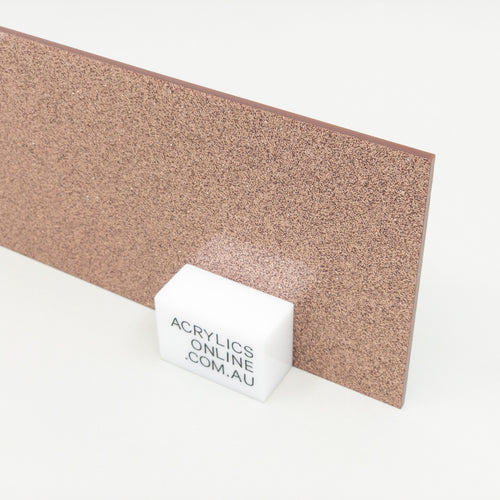 COPPER GLITTER ACRYLIC SHEET