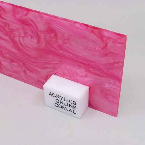 ROSE PEARLESCENT ACRYLIC SHEET