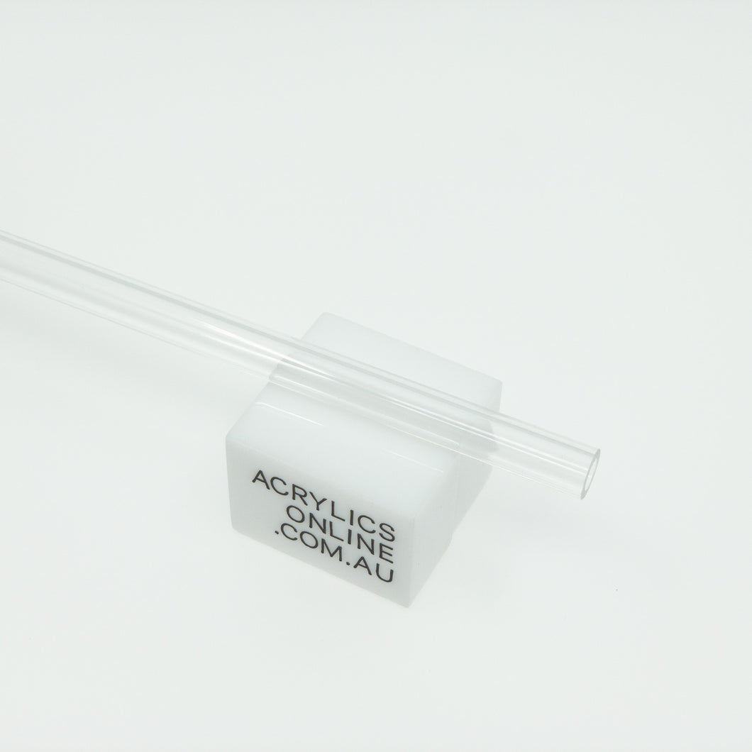 EXTRUDED CLEAR ACRYLIC TUBE 8MM