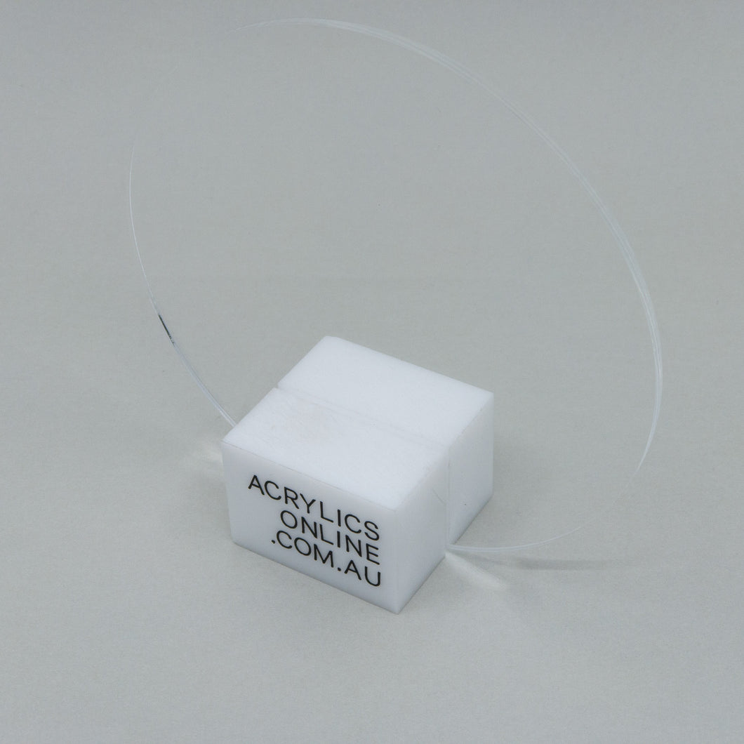 CLEAR ACRYLIC DISC 6MM