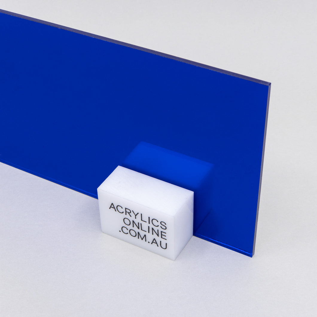 DARK BLUE MIRROR ACRYLIC SHEET
