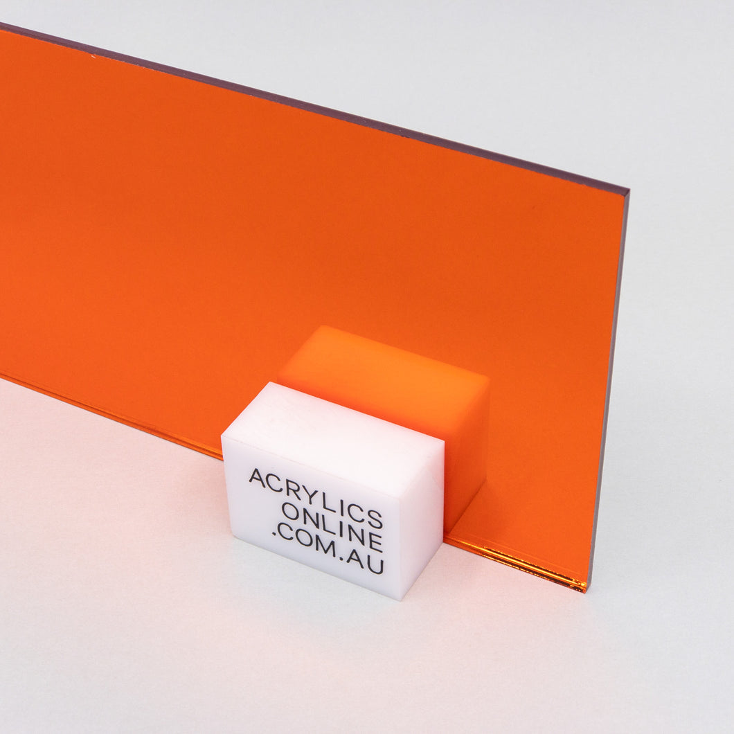 ORANGE MIRROR ACRYLIC SHEET